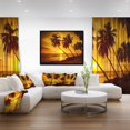 DESIGN ART Designart 'Beach Sunset in Island Barbados' Modern Seascape