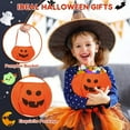 thumbnail image 6 of HengDidi Pumpkin Halloween Candy Bucket Bag with Orange, Sturdy Handles for Trick-or-Treat and Party Snacks - Lightweight Portable Gift Basket, 6 of 6