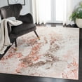 thumbnail image 2 of SAFAVIEH Meadow Cole Distressed Area Rug, Beige/Pink, 6'7" x 6'7" Square, 2 of 8