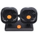thumbnail image 4 of Ventilador de coche Amonsee ventilador cuadrado de doble cabeza ajustable, 4 of 8