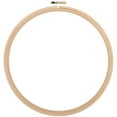 thumbnail image 1 of Frank A. Edmunds Wood Embroidery Hoop W/Round Edges 10"-Natural, 1 of 2
