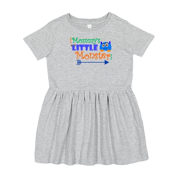 Inktastic Mommy's Little Monster Girls Toddler Dress