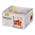 thumbnail image 6 of True Square Whiskey Glasses for Cocktails, Lowball Drinks, 9 oz, Set of 4, 6 of 6