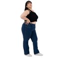 thumbnail image 4 of Pantalón Recto Britos Jeans Mujer Curvy Azul 501646, 4 of 5