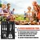 thumbnail image 2 of Kit de accesorios para barbacoa Juego de herramientas para parrilla Versátil Portátil Exterior Interior yeacher  Herramienta de parrilla, 2 of 7