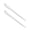 White-25cm, variant on Carbon Steel Shelf Brackets Replacement Rustproof Vertical Hole Plate Rack Fits Standard Slotted Shelves Enduring