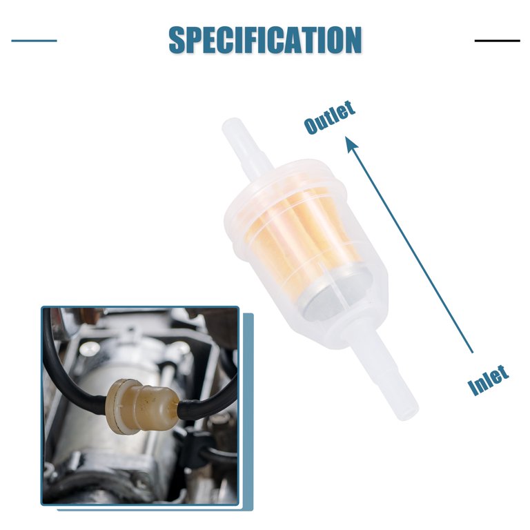 8747 Clear View Fuel Filter [5/16 in. I.D. Hose 8747 Clear View Fuel Filter [5/16 in. I.D. Hose