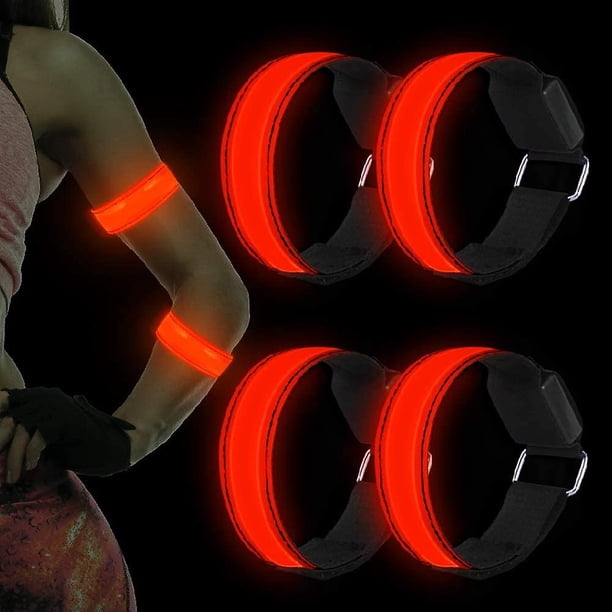 Pulsera Luminosa Para Correr Noche YUYWWAN Brazalete LED Set (7 Unidades) – Pulseras Luminosas Para Fiestas, Halloween Y Conciertos – Luces Brillantes Con 3 Modos Para Correr De Noche Y Deportes