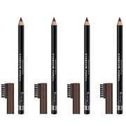 (4 Pack) Rimmel Professional Eyebrow Pencil Dark Brown 0.05 Ounces