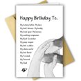 thumbnail image 1 of Tarjeta de cumpleaños RPJIEKINXU Romantic Dog Dad de Dog con sobre, 1 of 7