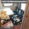 thumbnail image 5 of Yuyamidu Skull RV Dinette Cushion Covers Set Blue Butterfly Dinette Couch Protector for RV Camper Cushion Covers Comfy Couch Cover for RV Camper Sofa RV Accessory, 5 of 7