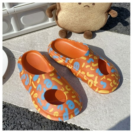 

Beach Sandals Non-slip Shower Bathroom Slippers Soft Summer Slide Sandals