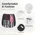 thumbnail image 4 of Daiia Ribbon Breast Cancer Awareness Pattern Women's 2 in 1 Running Shorts - Lightweight Athletic Workout Gym Yoga Shorts Liner with Phone Pockets-XX-Large, 4 of 7