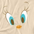 thumbnail image 3 of Looney Tunes Tweety Head Women's Boxy Cropped T-Shirt Casual Graphic Tee, 3 of 6