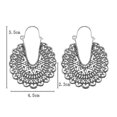 thumbnail image 2 of Pendientes colgantes de estilo bohemio de moda para mujer, joyería antigua plateada con diseño de coche, 2 of 4