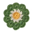thumbnail image 1 of WHEANG Cute Flower Crochet Handmade Flower Knitted Cup Mats Tea For Drinks Coffee Table Desk Easter Spring Table Decor, 1 of 8