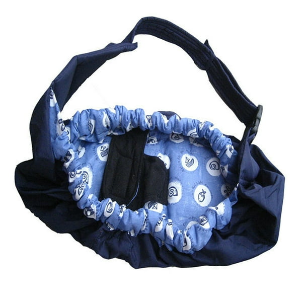 Portabebes Envoltura Tela de algodon puro Transpirable Multifuncion Portabebes Portabebes Bolsa para viajes al aire libre Azul Walmart en linea
