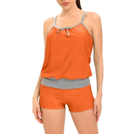 

Women s Swimwear Tankini 2 Piece Normal Swimsuit High Waisted Bathing Suits Sports Vacation / Strap / New / Padded Bras / Strap Swimsuit Bandage Swimsuits for Women