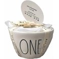 thumbnail image 2 of Rae Dunn 4 Piece WHOLE HALF THIRD QUARTER Glossy White Ceramic Measuring Cups Set, 2 of 3
