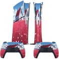 thumbnail image 6 of Skin for PS5 Slim Digital Edition, Sticker Cover for PlayStation 5 Console and Controller, Easy Removable Protective Film Skin Wrap Game Accessories Decal Full Cover - Grass House, 6 of 6