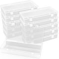 thumbnail image 4 of 10pcs 6'' Plastic Storage Boxes, Small Storage Containers with Hinged Lids, Clear Box for Beads, Jewelry, Game Pieces, Pens and Crafts Items, 4 of 8