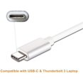 thumbnail image 3 of GHSDFBB ® USB C to DisplayPort Adapter, USB Type C to DP Cable Adapter 4K 60Hz Thunderbolt 3 Compatible with MacBook Pro/Air 2018 iMac, Samsung Galaxy S10 S9 S8 Plus, Surface Book2, Dell XPS, 3 of 7