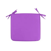 hulanddfd Square Chair Pads with Ties, Garden Patio Home Cushions 15.75×15.75 Inch Soft Thickened Dining Chair Pads for Home Office Dinning Chair