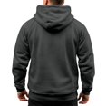 thumbnail image 5 of LRGSHF Tactical Hoodies for Men Quater-Zip Pullover Vintage Sweatshirt Casual Long Sleeve Cargo Hoodies with Pocket, 5 of 6