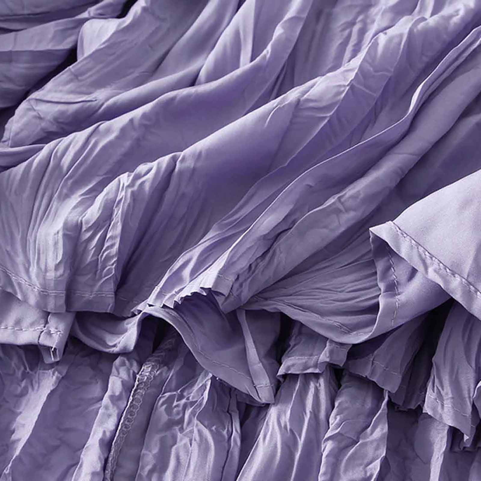 Cavosen Womens Summer Skirts Mid Length Calf Length Skirts Pleated Pencil Skirts High Elastic Waist Solid Color Summer Skirts Flowy Slimming Dress Athletic Beachwear Purple