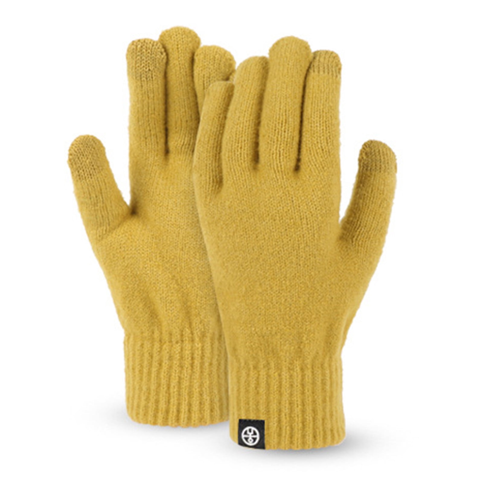 AWZXDE Winter Solid Color Hat Scarf Gloves Warm Three-Piece  display picture 2