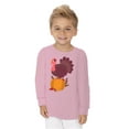 thumbnail image 2 of Awkward Styles Thanksgiving Toddler Long Sleeve Shirt Happy Turkey Kids T-Shirt, 2 of 5