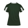thumbnail image 2 of Alleson Athletic B19985545 Girls Striker Placket Shirt, Forest & White - Large, 2 of 2