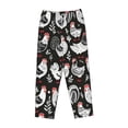 thumbnail image 4 of Balery Laying Hens And Roosters print Women's Pajama Pants,Ultra Lightweight Pjs,Lounge Pant-X-Large, 4 of 9