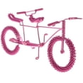 thumbnail image 1 of Modelo tándem de metal para manualidades, colección para el hogar, decoración de escritorio, juguetes para aficionados al ciclismo Rosado, 1 of 7