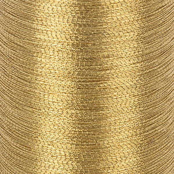 Anchor Coats Gold Metallic Machine Embroidery Sewing Thread Fiber Rayon and  Polyester Thread 10g 123 Meters Nr.14 