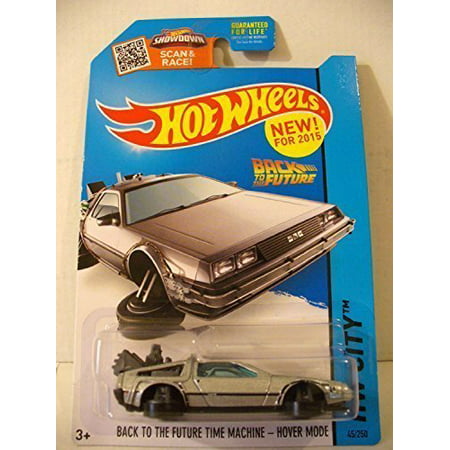 2015 Hot Wheels Hw City - Back To The Future Time Machine Hover Mode (New!), Die cast with plastic part By