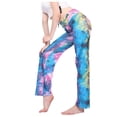 thumbnail image 5 of SELONE Compression Leggings for Women Workout High Waist Sports Yogalicious Print Patterned Tie Dye Utility Dressy Everyday Soft Jeggings Capri Jeggings for Women Athletic Leggings for Women 5-Blue L, 5 of 9
