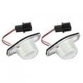 thumbnail image 2 of Luz de matrícula, 2 piezas, 18 LED, lámpara de matrícula izquierda y derecha para Honda, lámpara de matrícula LED, funcionamiento suave, 2 of 9
