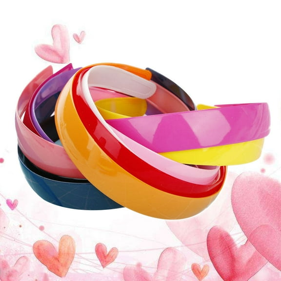 SKISUNO Craft Headband Set with Toothed Design, Assorted Colors for Projects and Crafting