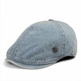 thumbnail image 2 of Gorra unisex de Gatsby Newsboy, estilo vintage, lavada, 2 of 2