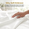 thumbnail image 3 of Lipa Satin Sheets Full Sheet Set, Silky Luxury Bed Sheets With Deep Pocket,4 Pieces,White, 3 of 8