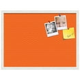 thumbnail image 2 of PinPix ArtToFrames 25x18 Custom Cork Bulletin Board    Poster Board Has a Fabric Style Canvas Finish, Framed in Satin White Frame (PinPix-517), 2 of 5
