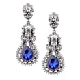 thumbnail image 2 of Joyería de Moda Damas Colgante Pendientes de Imitación Decoraciones de Color Azul Regalo para Mujeres, 2 of 9