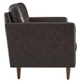 thumbnail image 3 of Exalt Tufted Vegan Leather Sofa, 3 of 4