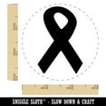 thumbnail image 2 of Awareness Ribbon Solid Rubber Stamp for Scrapbooking Crafting Stamping - Small 3/4 Inch, 2 of 7