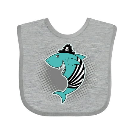 

Inktastic Shark Pirate Funny Gift Baby Boy or Baby Girl Bib