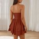 thumbnail image 4 of Vestidos de Verano Casuales sin Mangas para Mujeres Vestido Corto de Color Sólido, Vestido Ligero de Verano Y Primavera de Poliéster, 4 of 6