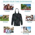 thumbnail image 5 of Lsque Lavender Flowers Patten Youth Hoodie Sweatshirt Pullover with Kangaroo Pocket Boys and Girls Hoodie Warm Hoodie for Kids-X-Large, 5 of 6
