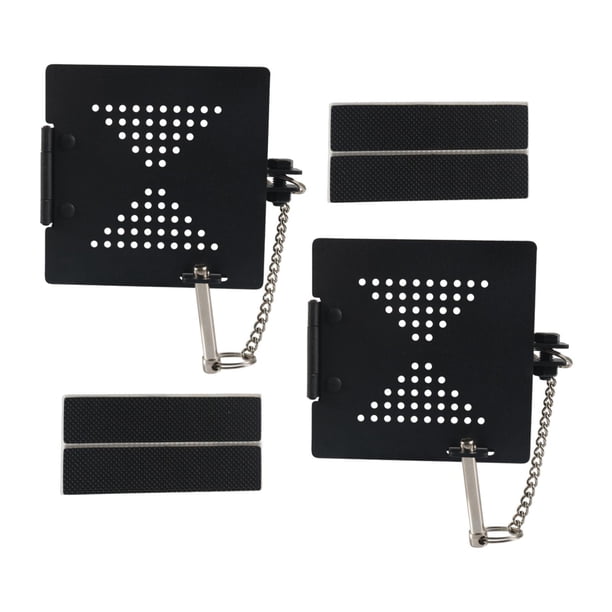 2 piezas de tapas protectoras metálicas para parachoques de caravanas y autocaravanas (estándar) Acero carbono