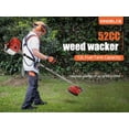 thumbnail image 3 of Floseru 2-in-1 Gas Weed Eater, 52cc 2-Stroke Weed Wacker Gas Powe, Air-Cooling Grass Trimmer/String Trimmer, Brush Cutter for Lawn Care, 3 of 9